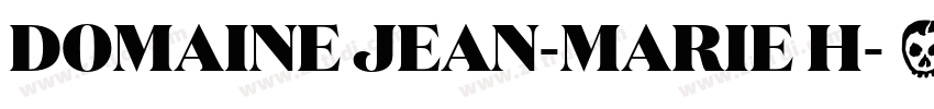 DOMAINE JEAN-MARIE H字体转换